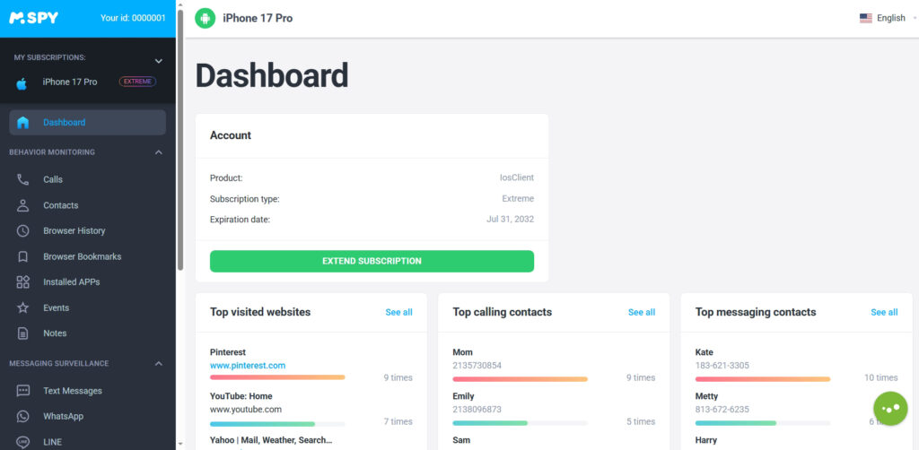 Best iPhone Spy App - Spy on iPhone freely